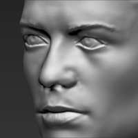 Cristiano Ronaldo bust ready for full color 3D printing - Thumbnail 20