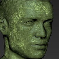 Cristiano Ronaldo bust ready for full color 3D printing - Thumbnail 21