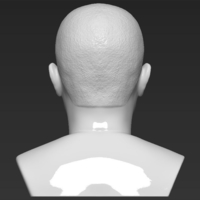 Drake bust 3D printing ready stl obj - Thumbnail 5
