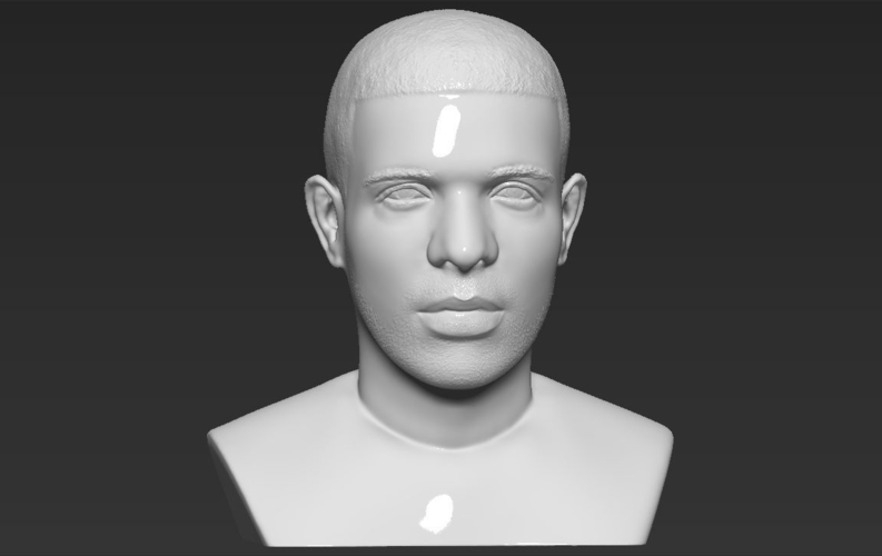 Drake bust 3D printing ready stl obj 3D Print 231730