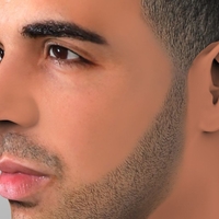 Drake bust ready for full color 3D printing - Thumbnail 7