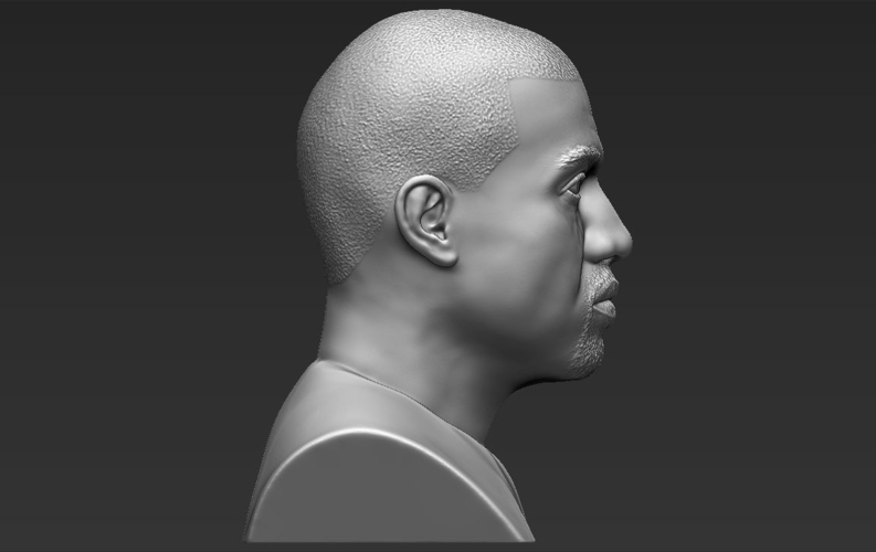 Kanye West bust 3D printing ready stl obj 3D Print 231764