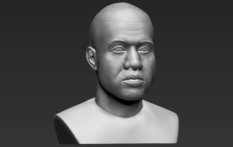 Kanye West bust 3D printing ready stl obj 3D Print 231766