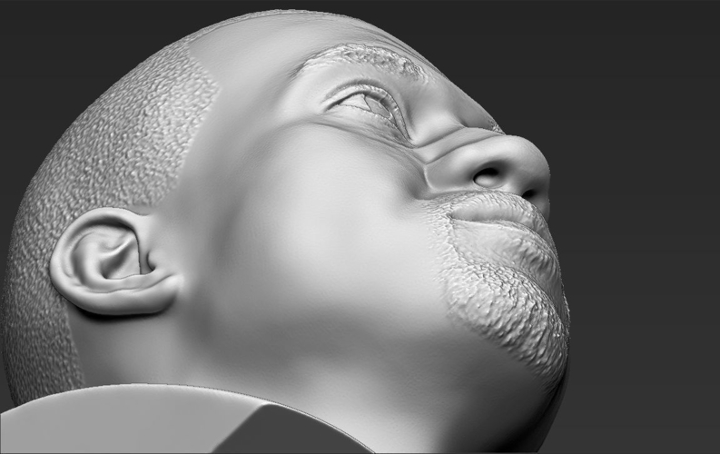 Kanye West bust 3D printing ready stl obj 3D Print 231772