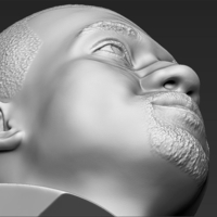 Kanye West bust 3D printing ready stl obj - Thumbnail 13