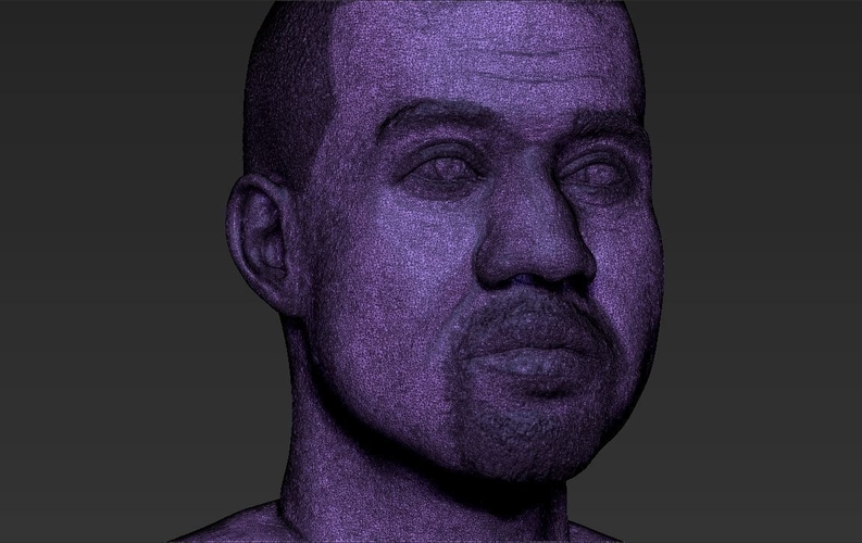 Kanye West bust 3D printing ready stl obj 3D Print 231774