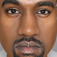 Kanye West bust ready for full color 3D printing - Thumbnail 5
