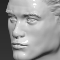 Edward Cullen Twilight Robert Pattinson bust 3D printing ready - Thumbnail 11