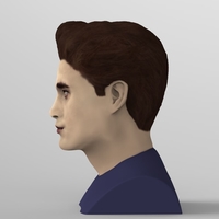 Edward Cullen Twilight Pattinson bust full color 3D printing - Thumbnail 3