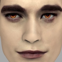 Edward Cullen Twilight Pattinson bust full color 3D printing - Thumbnail 6
