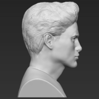 Edward Cullen Twilight Pattinson bust full color 3D printing - Thumbnail 14
