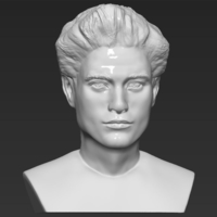 Edward Cullen Twilight Pattinson bust full color 3D printing - Thumbnail 16