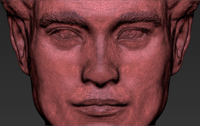 Edward Cullen Twilight Pattinson bust full color 3D printing 3D Print 231834