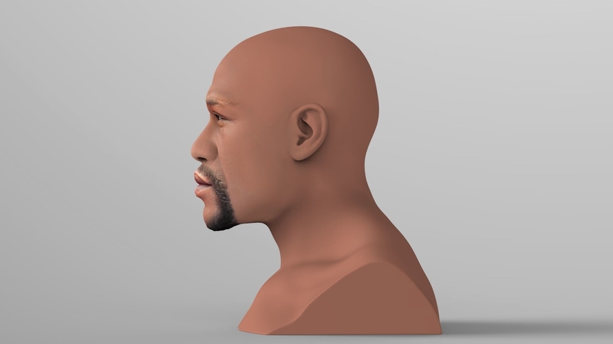 Floyd Mayweather bust ready for full color 3D printing 3D Print 231855