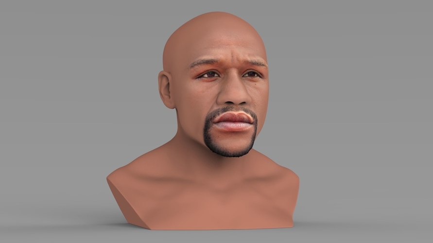 Floyd Mayweather bust ready for full color 3D printing 3D Print 231857