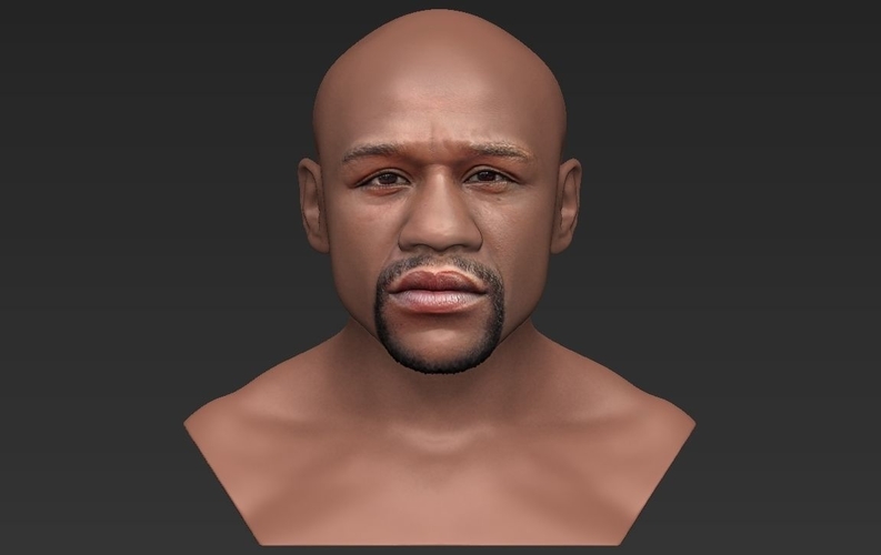 Floyd Mayweather bust ready for full color 3D printing 3D Print 231861