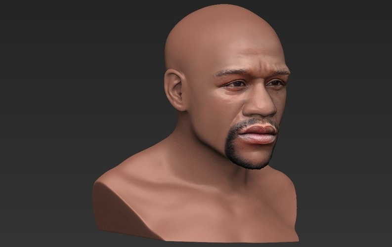 Floyd Mayweather bust ready for full color 3D printing 3D Print 231862