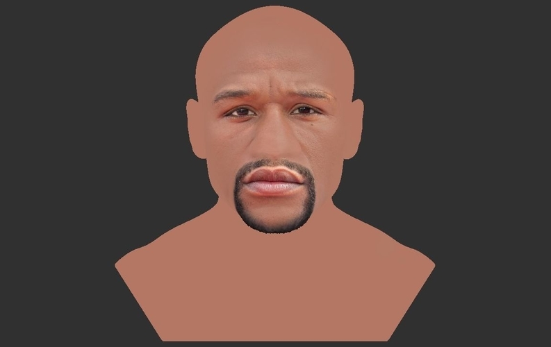 Floyd Mayweather bust ready for full color 3D printing 3D Print 231863
