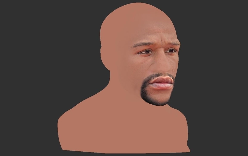 Floyd Mayweather bust ready for full color 3D printing 3D Print 231864