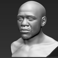 Floyd Mayweather bust ready for full color 3D printing - Thumbnail 15