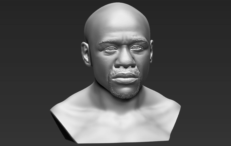Floyd Mayweather bust ready for full color 3D printing 3D Print 231869