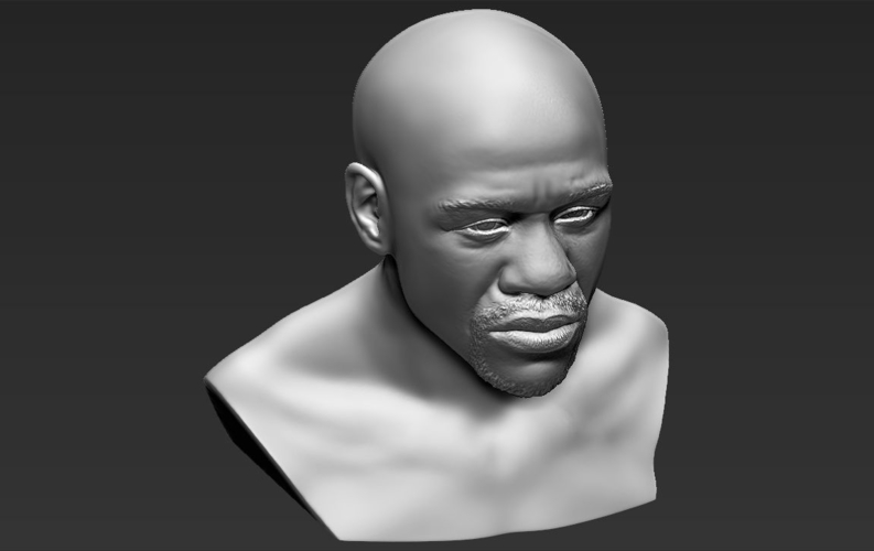 Floyd Mayweather bust ready for full color 3D printing 3D Print 231871