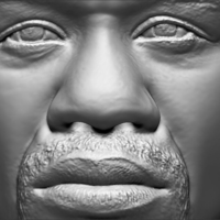 Floyd Mayweather bust ready for full color 3D printing - Thumbnail 21