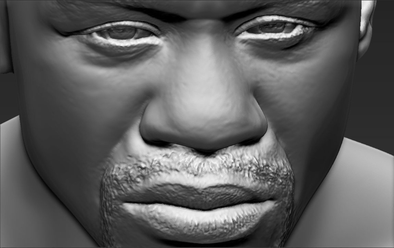 Floyd Mayweather bust ready for full color 3D printing 3D Print 231873
