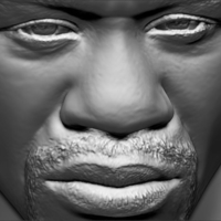 Floyd Mayweather bust ready for full color 3D printing - Thumbnail 22