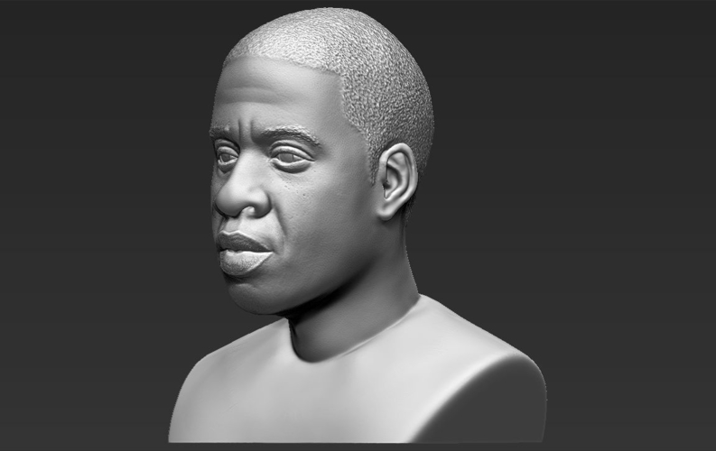 Jay-Z bust 3D printing ready stl obj 3D Print 231879