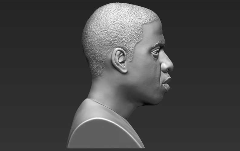 Jay-Z bust 3D printing ready stl obj 3D Print 231881