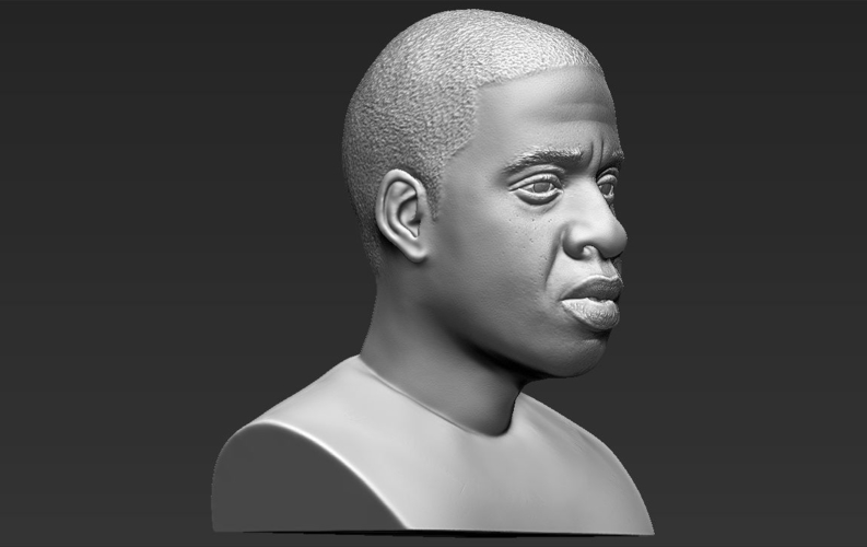 Jay-Z bust 3D printing ready stl obj 3D Print 231882