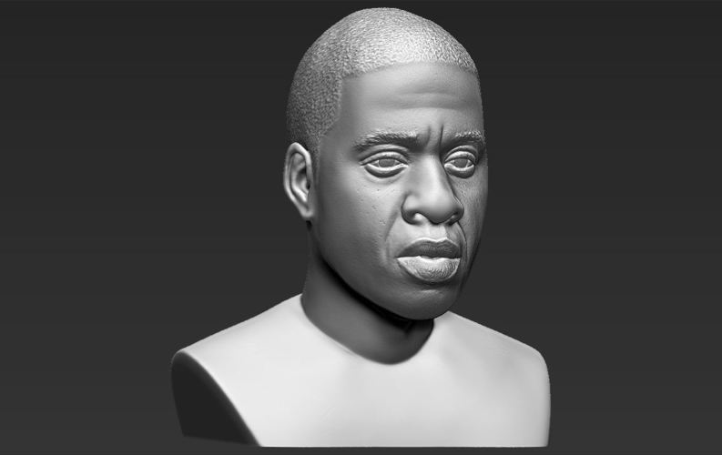 Jay-Z bust 3D printing ready stl obj 3D Print 231883
