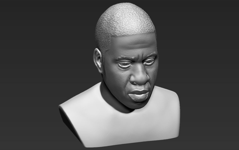Jay-Z bust 3D printing ready stl obj 3D Print 231884
