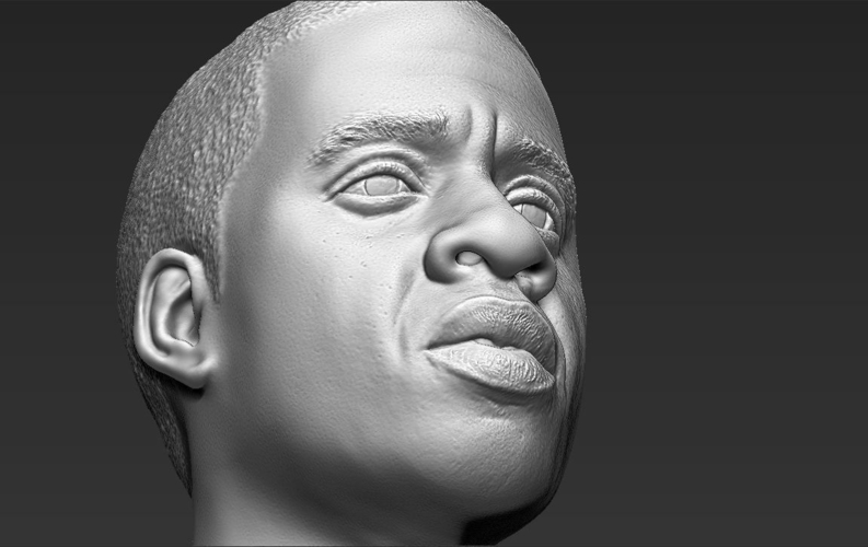 Jay-Z bust 3D printing ready stl obj 3D Print 231885