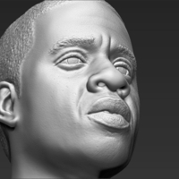 Jay-Z bust 3D printing ready stl obj - Thumbnail 9