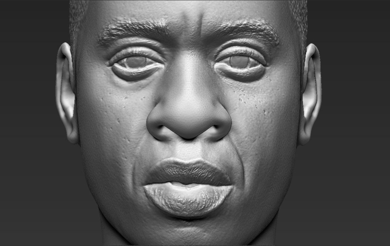 Jay-Z bust 3D printing ready stl obj 3D Print 231887