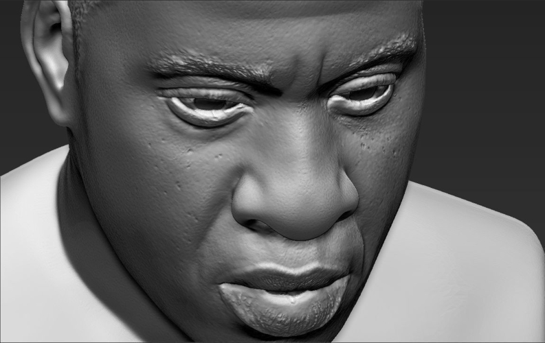 Jay-Z bust 3D printing ready stl obj 3D Print 231888