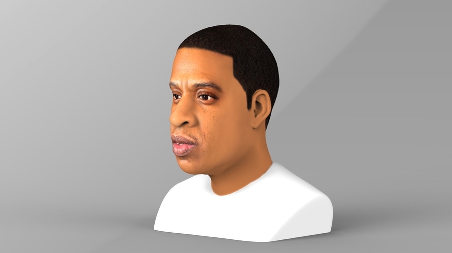 Jay-Z bust ready for full color 3D printing 3D Print 231894