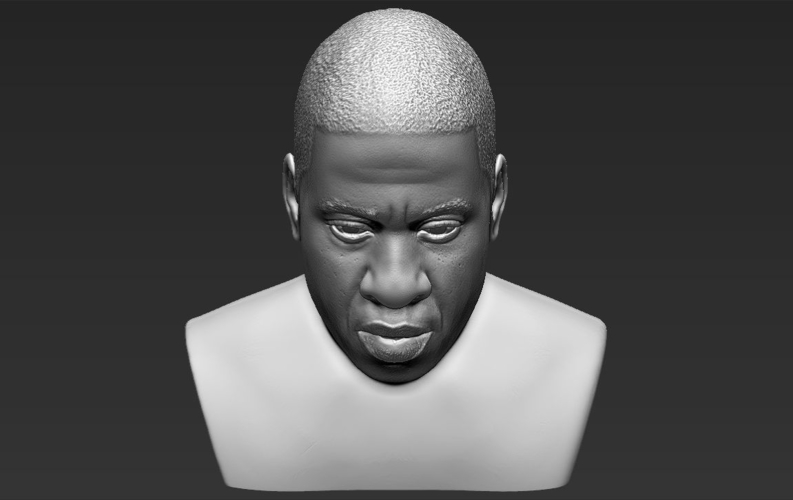 Jay-Z bust ready for full color 3D printing 3D Print 231913