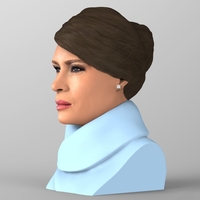 Melania Trump bust ready for full color 3D printing - Thumbnail 3
