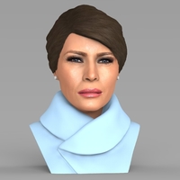 Melania Trump bust ready for full color 3D printing - Thumbnail 7