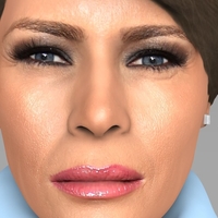 Melania Trump bust ready for full color 3D printing - Thumbnail 8
