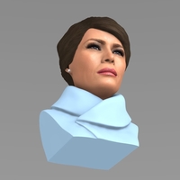 Melania Trump bust ready for full color 3D printing - Thumbnail 11