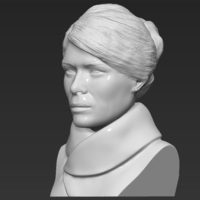 Melania Trump bust ready for full color 3D printing - Thumbnail 16