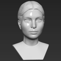 Ivanka Trump bust 3D printing ready stl obj - Thumbnail 8