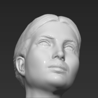Ivanka Trump bust 3D printing ready stl obj - Thumbnail 11