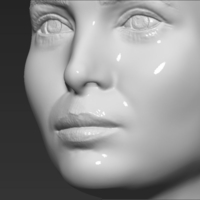 Ivanka Trump bust 3D printing ready stl obj - Thumbnail 14