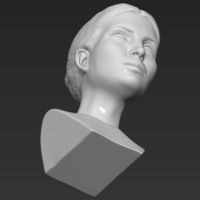 Ivanka Trump bust 3D printing ready stl obj - Thumbnail 15