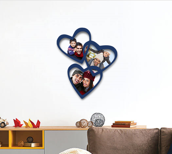 Family hearts photo frame 3D Print 231980